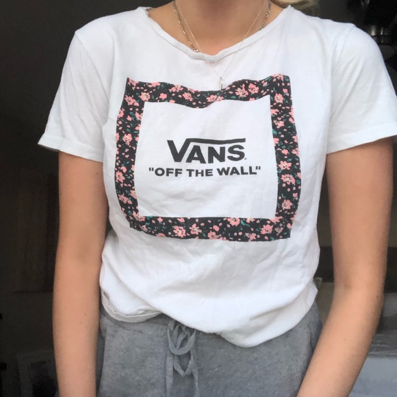 Floral Vans Tee - Picture 2 of 5